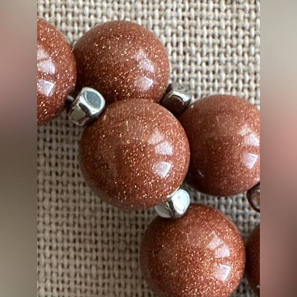 22 inch Sandstone bead Necklace NWOT - Picture 4 of 14